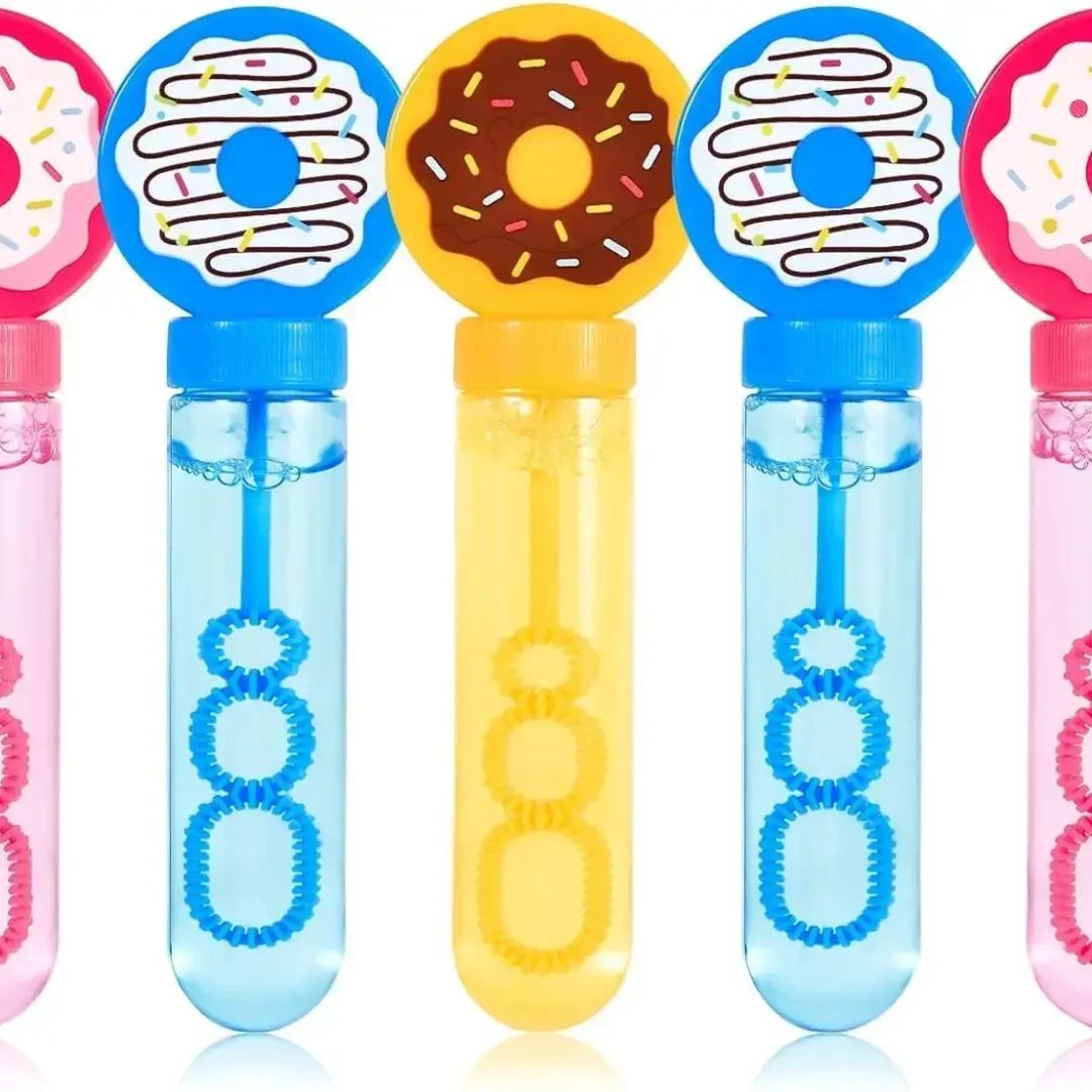 Donut Bubble Wands Party Favors, 24-Pack