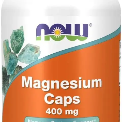 Now Magnesium 400 Mg 180 Veg Capsules