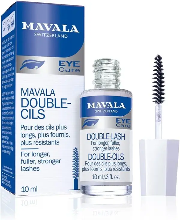 Mavala Switzerland Double Lash Eye Care Serum for Stronger and Thicker Eye Lashes, 10 ml