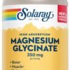 SOLARAY High Absorption Magnesium Glycinate, 350 mg, 120 VegCaps
