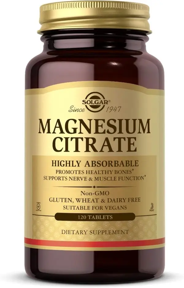 Solgar Magnesium Citrate 120 Tablets