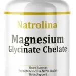 Natrolina Magnesium Glycinate Chelate 200mg 120 Capsules Supports Heart & Bones Promotes Muscle & Nerve Health | Gluten Free, Non-GMO Magnesium Supplement for Anxiety, Muscle Cramp & Stress Relief