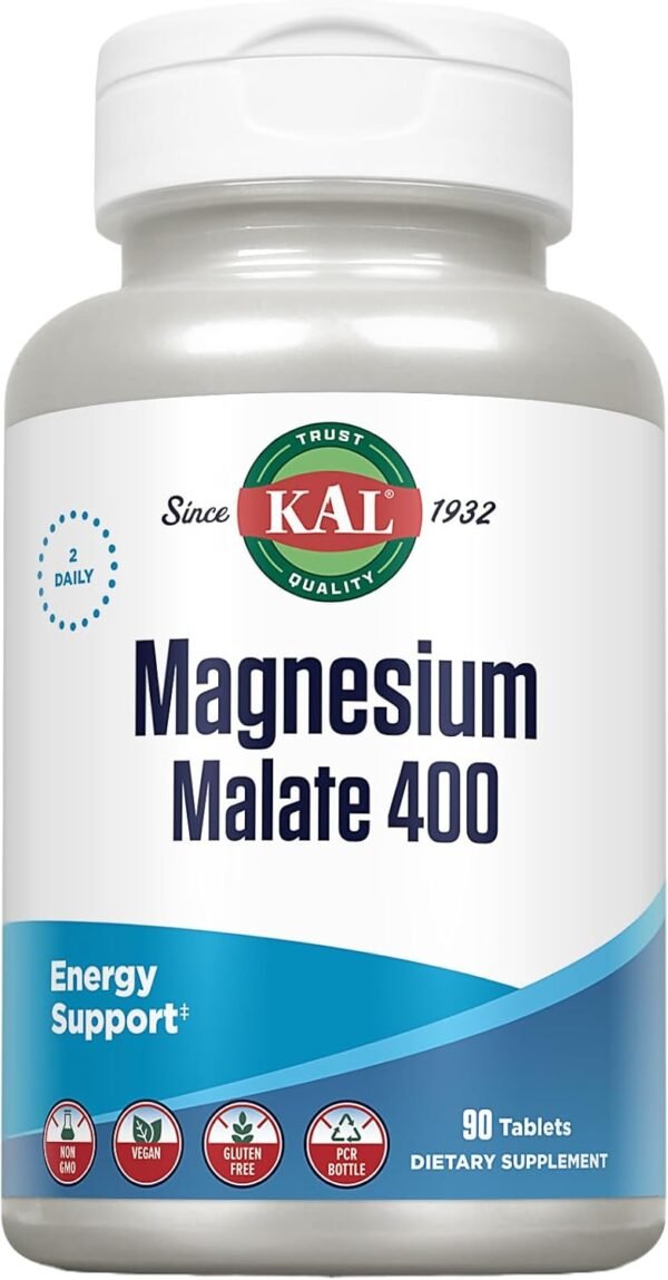 Kal Magnesium Malate 400 90 Tablets