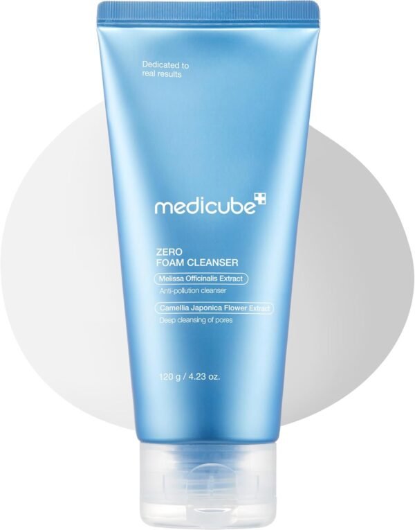 medicube Zero Foam Cleanser for Sensitive Skin - Sebum Control, Moisture Balance, and Pore Minimization | Korean Skincare