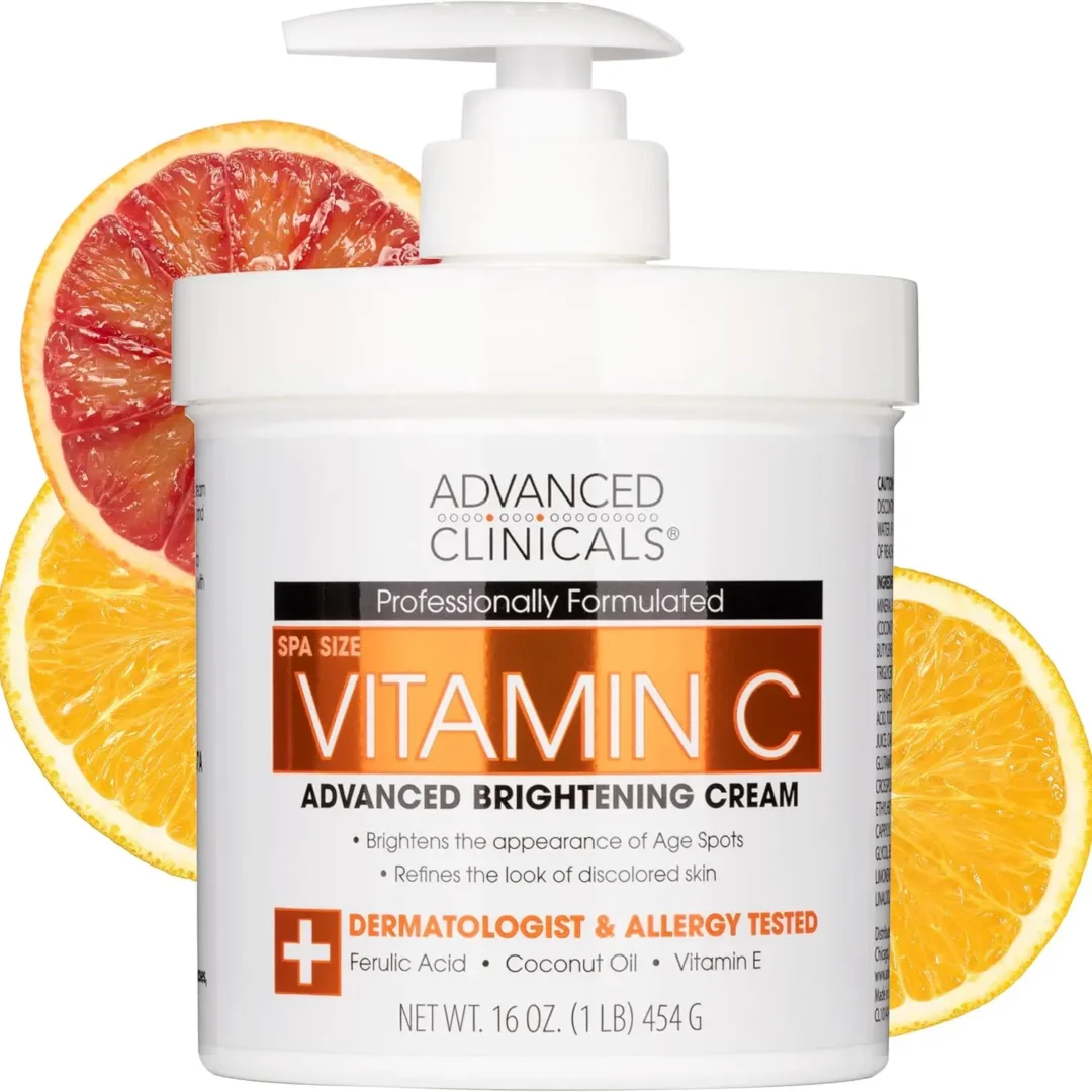 Advanced Clinicals Vitamin C Cream, 16oz