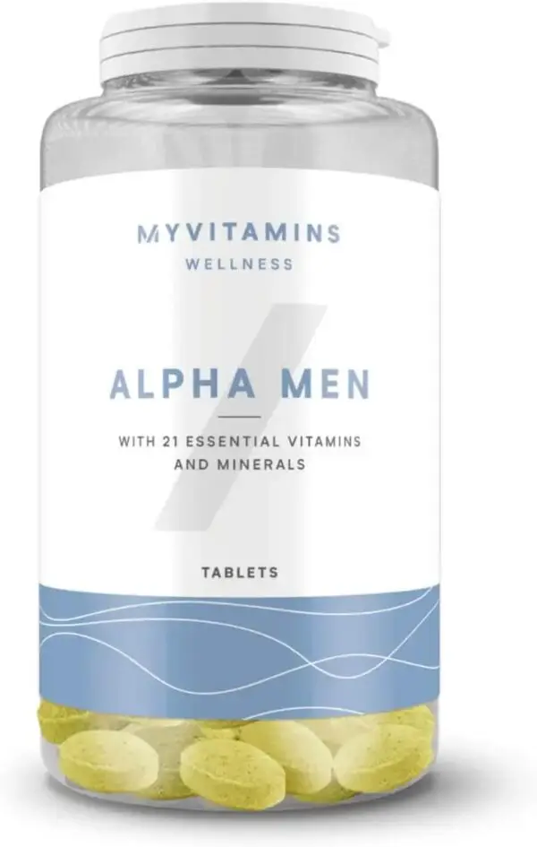 MYPROTEIN Alpha Men Multi Vitamins | Specially Developed Formula | Whole Range of Essential Vitamins & Minerals | 4 Month Supply | 240 Tablets