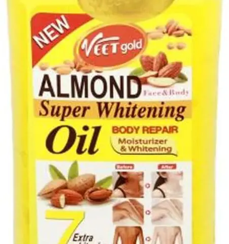 VeetGold Almond Super Whitening Body Repair Oil, 300ml