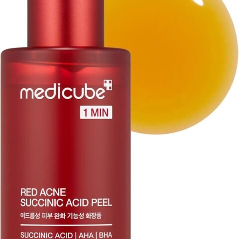 medicube 21% Acid Wash-off Exfoliant (AHA+BHA+Succinic Acid), Wash-off Resurfacing Serum, Best for bumpy, breakout-prone skin, Korean Skincare (1.41fl.oz.)