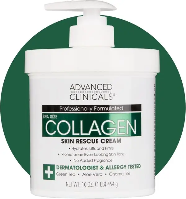 Advanced Clinicals Collagen Skin Rescue Lotion