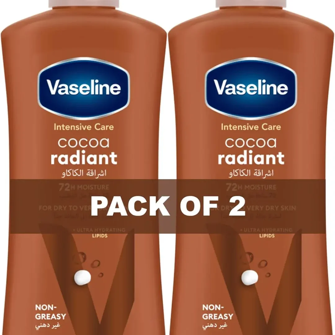 Vaseline Cocoa Radiant, 2 x 400ml