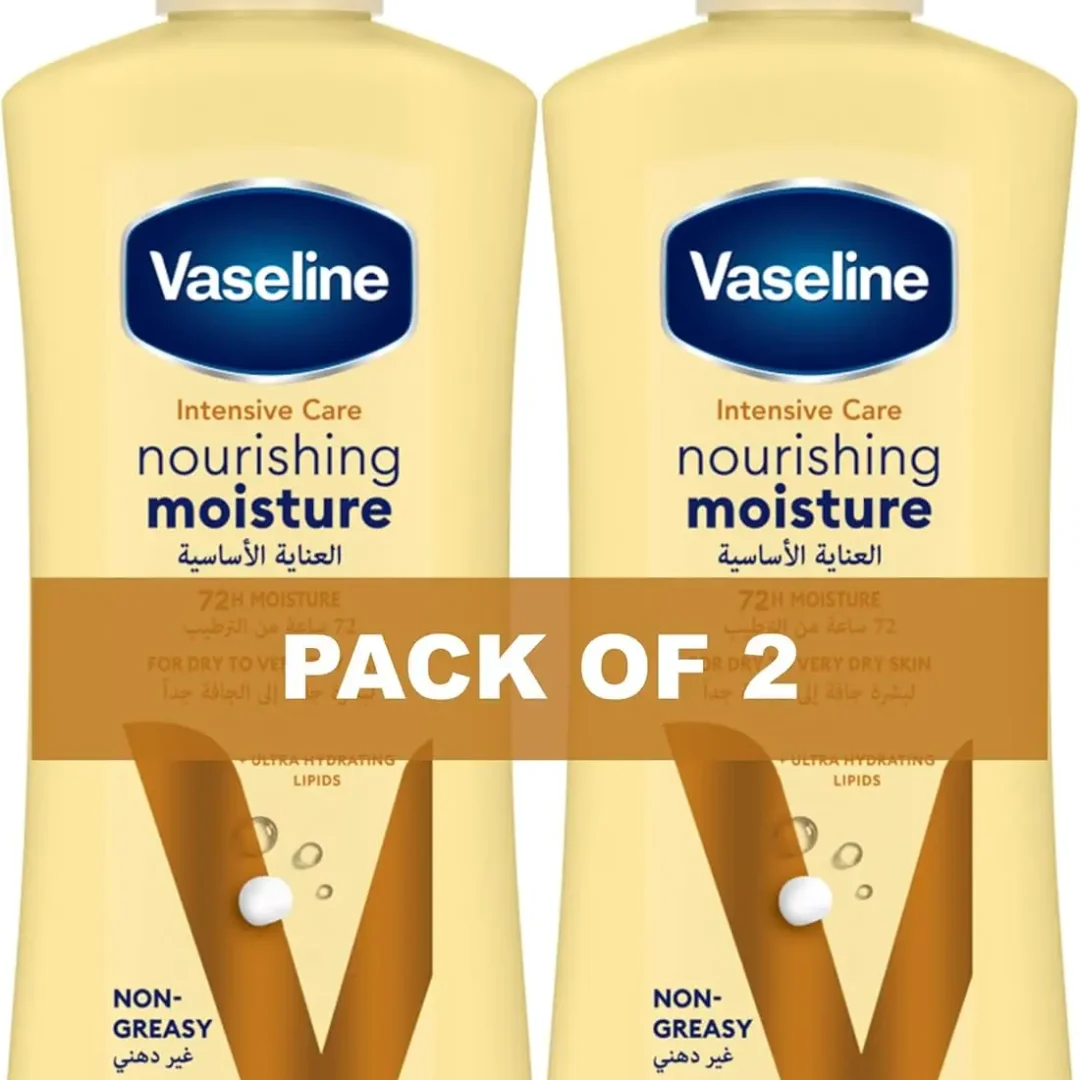 Vaseline Nourishing Moisture, 2 x 400ml