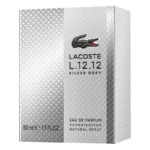 Lacoste L.12.12 Silver Grey (M) Eau De Parfum For Men - Aromatic Fougere Perfume 50ml - Image 3