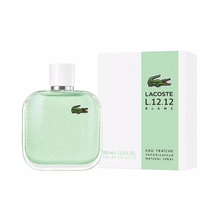 Lacoste L.12.12 Blanc Eau Fraîche Eau de Toilette Perfume For Men Fresh 50ml - Image 2