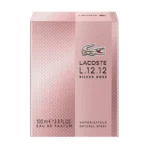 Lacoste L.12.12 Silver Rose Eau De Parfum For Women - Floral Woody Musk Perfume 100ml - Image 3