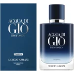 Giorgio Armani Acqua Di Gio Profondo Parfum For Men - Aromatic Fougere Perfume 50ml - Image 2