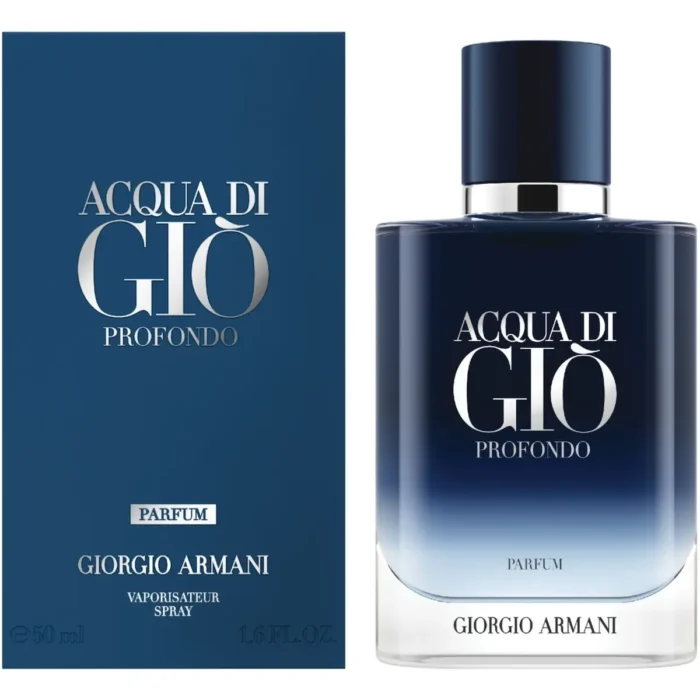 Giorgio Armani Acqua Di Gio Profondo Parfum For Men - Aromatic Fougere Perfume 50ml - Image 2