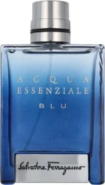 Salvatore Ferragamo Acqua Essenziale Blu Pour Homme Eau De Toilette For Men - Oriental Fougere Perfume 100ml
