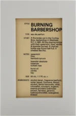 D.S. & Durga Burning Barbershop Eau De Parfum For Men - Aromatic Perfume 50ml - Image 2