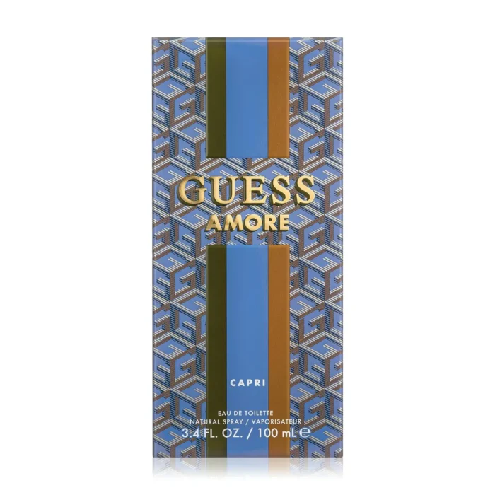 Guess Amore Capri Eau De Toilette For Unisex - Woody Floral Musk Perfume 100ml - Image 3