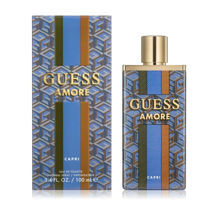 Guess Amore Capri Eau De Toilette For Unisex - Woody Floral Musk Perfume 100ml - Image 2