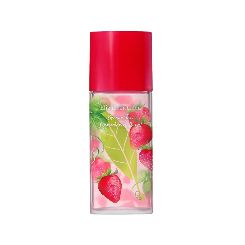 Elizabeth Arden Green Tea Strawberry Basil Eau De Toilette For Women - Aromatic Green Perfume 100ml