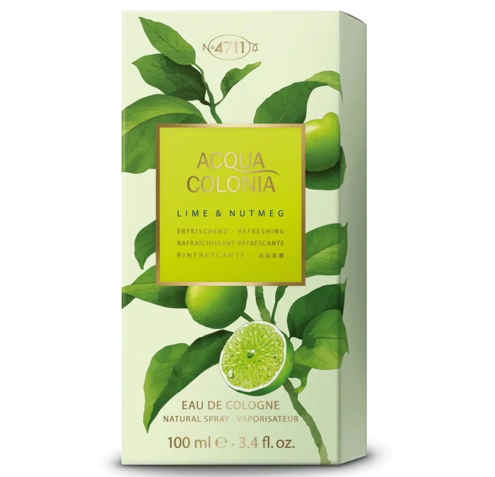 No. 4711 Acqua Colonia Lime & Nutmeg Eau De Cologne For Unisex -  Citrus Aromatic Perfume 100ml - Image 3