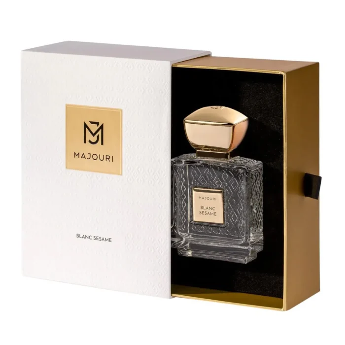 Majouri Blanc Sesame Eau De Parfum For Unisex - Oriental Floral Perfume 75ml Refillable - Image 2