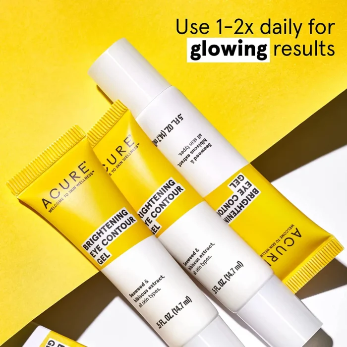 Acure Brightening Eye Contour Gel 0.5 fl. oz - Image 4