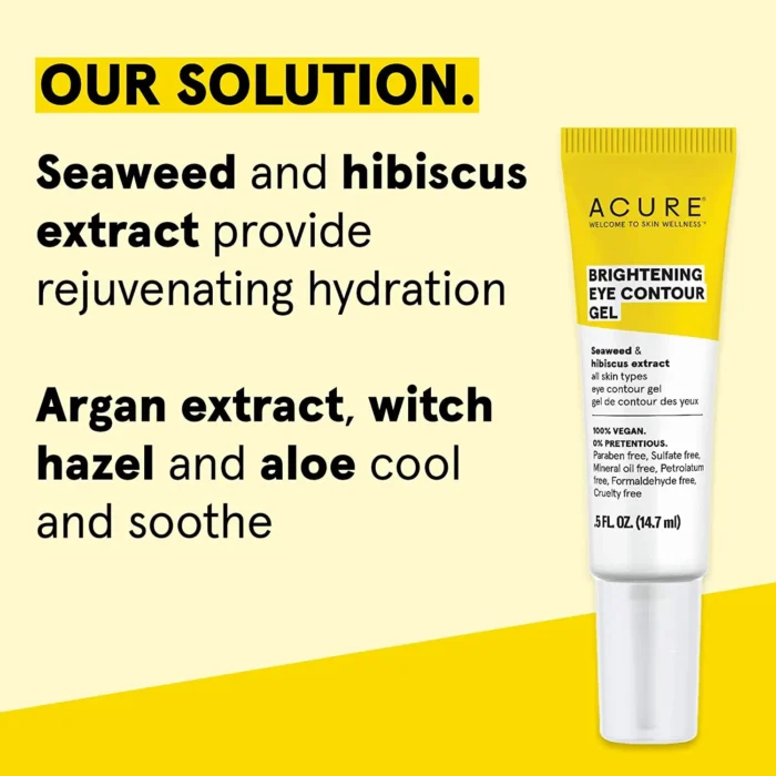 Acure Brightening Eye Contour Gel 0.5 fl. oz - Image 3