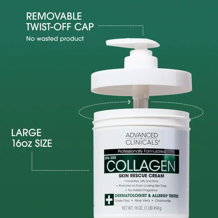 Advanced Clinicals Collagen Lotion - Image 2