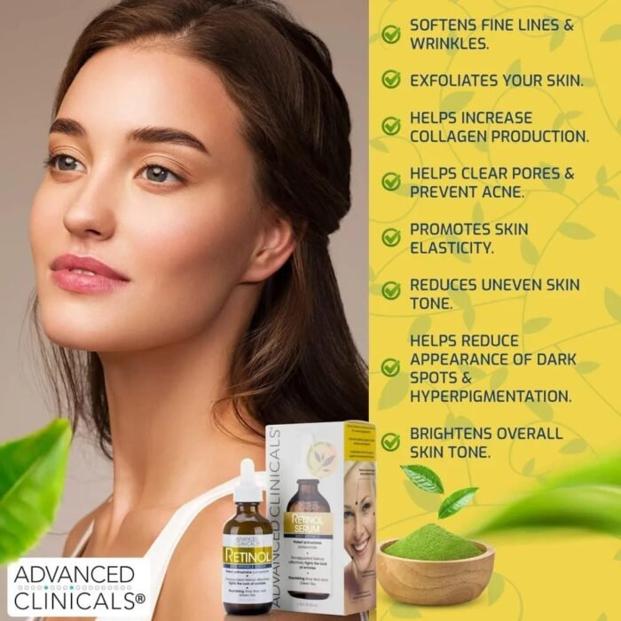 Advanced Clinicals Retinol Serum - Image 4