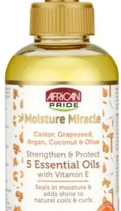 African Pride Moisture Miracle 5 Essential Oils, 4 oz