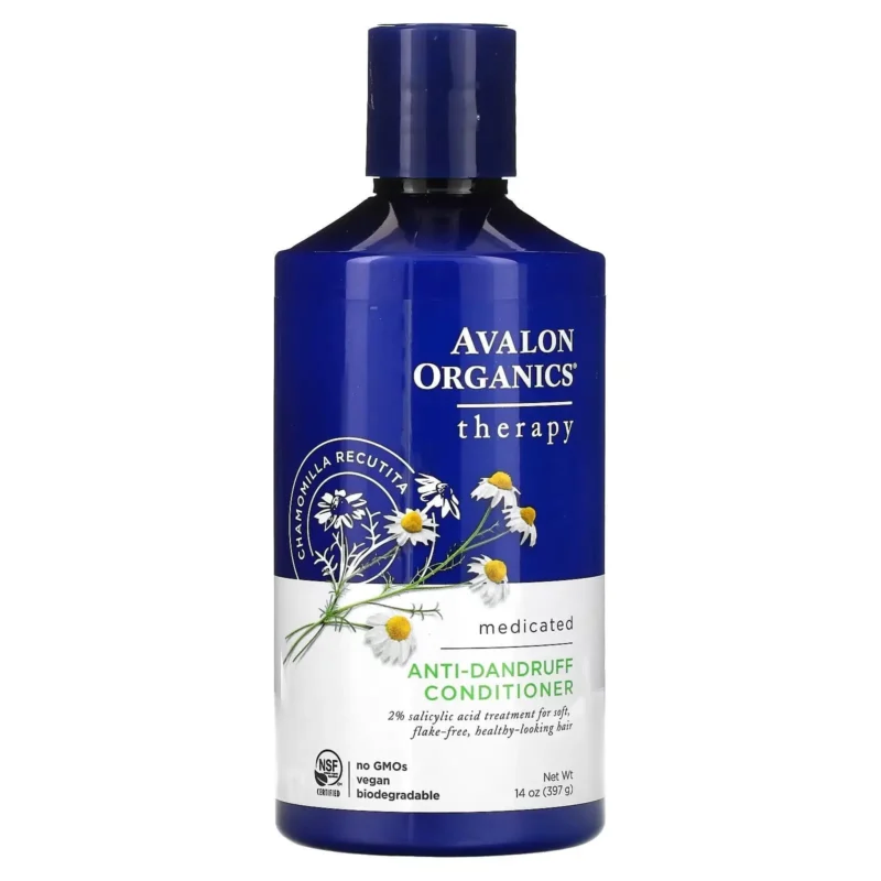 Avalon Organics, Anti-Dandruff Conditioner, Chamomilla Recutita, 14 oz