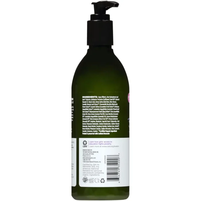 Avalon Organics Hand & Body Lotion, Nourishing Lavender, 12 Oz - Image 3