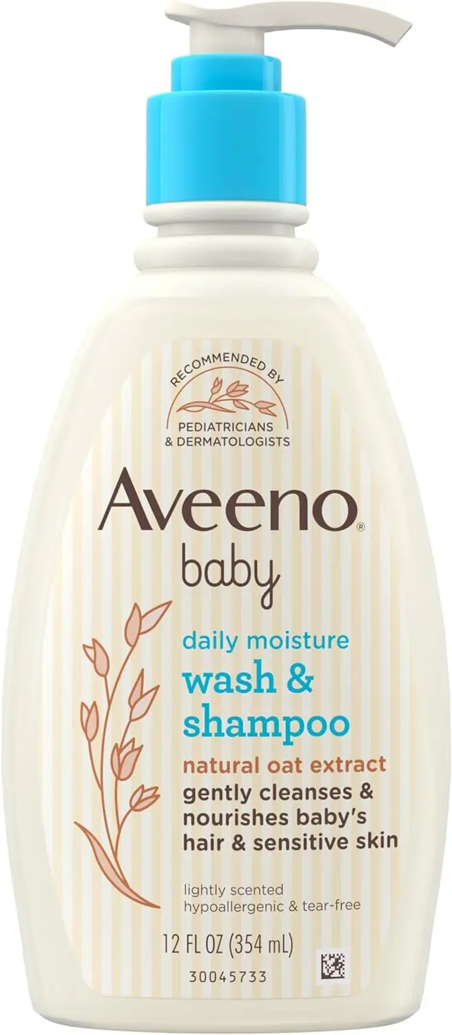 Aveeno Baby Daily Moisture Gentle Body Wash & Shampoo 354ml