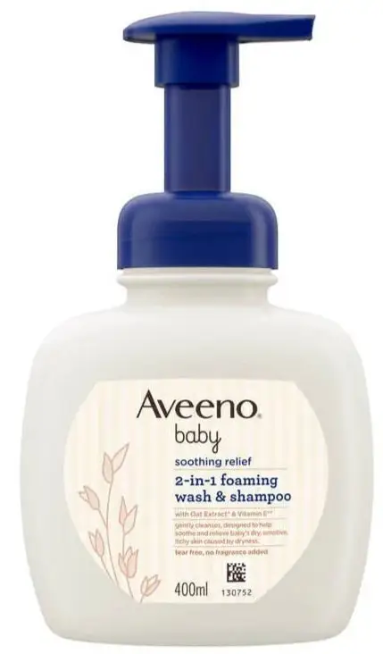 Aveeno Baby Soothing Relief Forming Wash & Shampoo 400ml