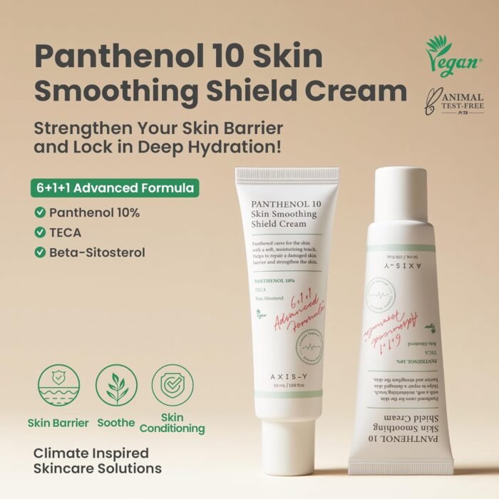 AXIS-Y Panthenol 10 Skin Smoothing Shield Cream 50ml - Image 2