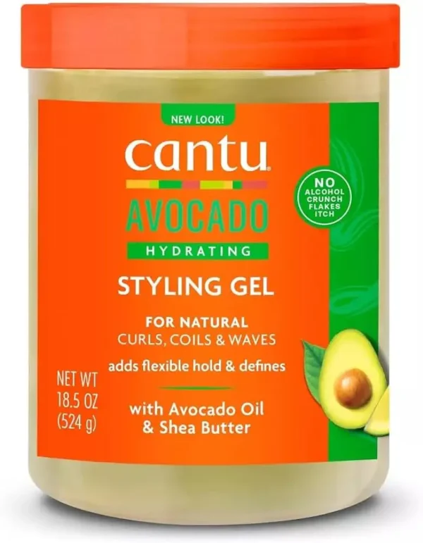 Cantu Avocado Hydrating Gel Alcohol Free 524 G