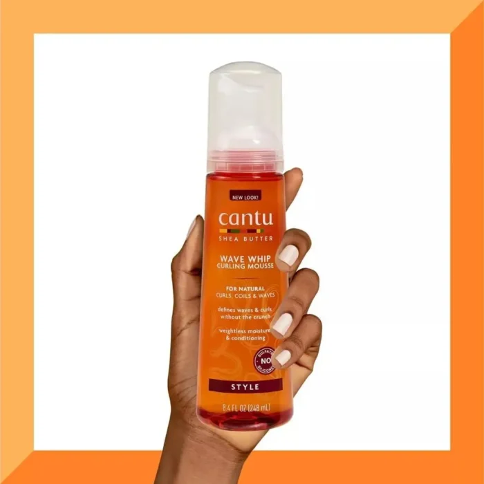 Cantu Shea Butter Wave Whip Curling Mousse 8.4oz - Image 5