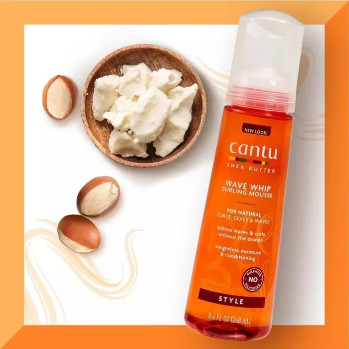 Cantu Shea Butter Wave Whip Curling Mousse 8.4oz - Image 6