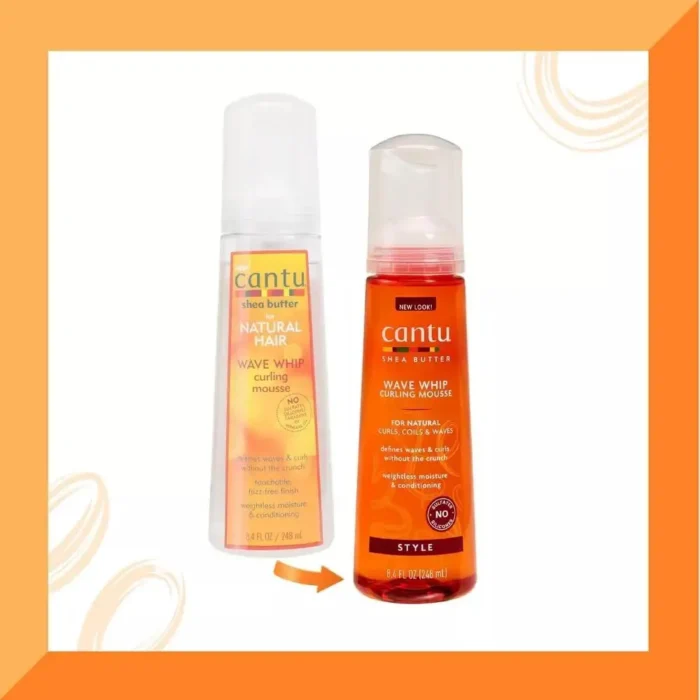 Cantu Shea Butter Wave Whip Curling Mousse 8.4oz - Image 2