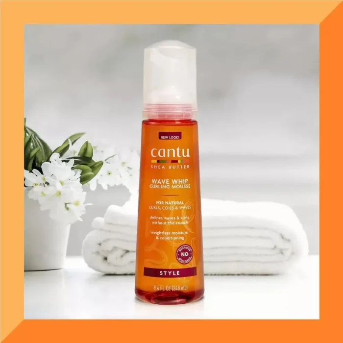 Cantu Shea Butter Wave Whip Curling Mousse 8.4oz - Image 3