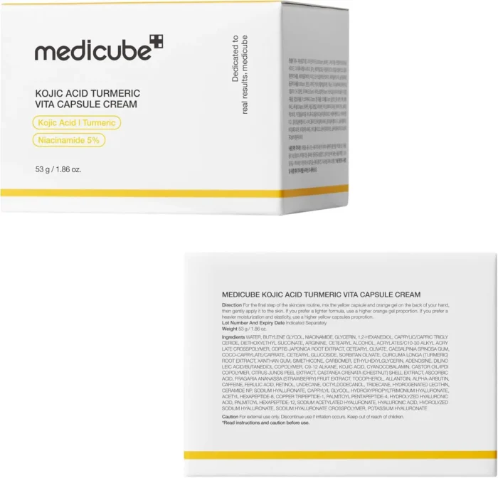 Medicube Kojic Acid Turmeric Vita Capsule Cream 53g - Image 8