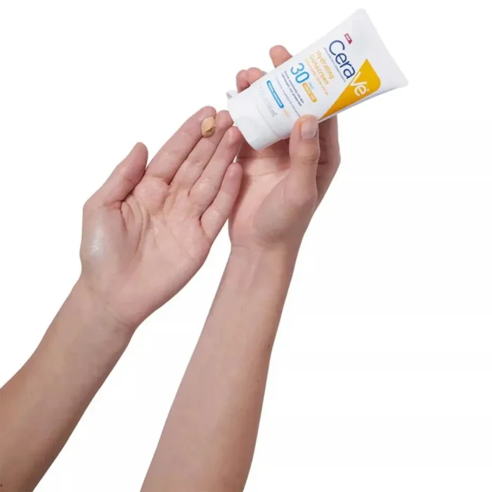Cerave Tinted Sunscreen with SPF 30 | Hydrating Mineral 1.7 Fl Oz (Pack of 1) - Image 2