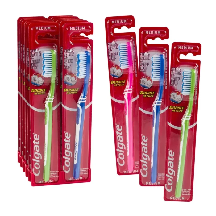 Colgate Double Action Toothbrush Medium - Image 2