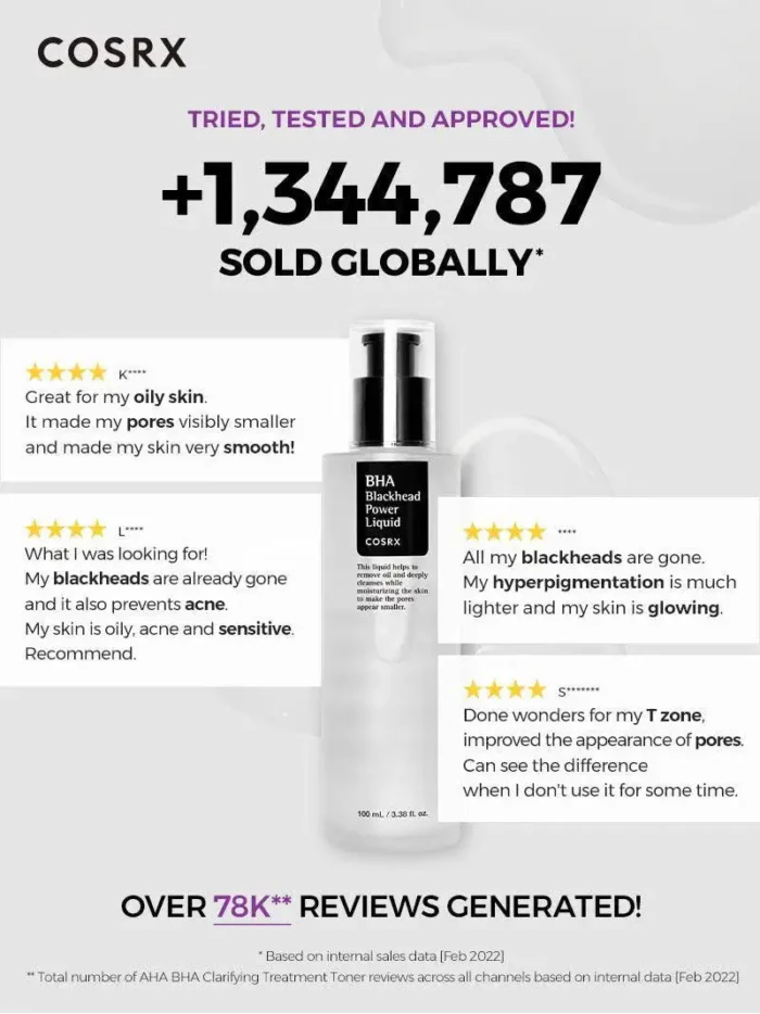 COSRX BHA Blackhead Power Liquid- 100ml - Image 12