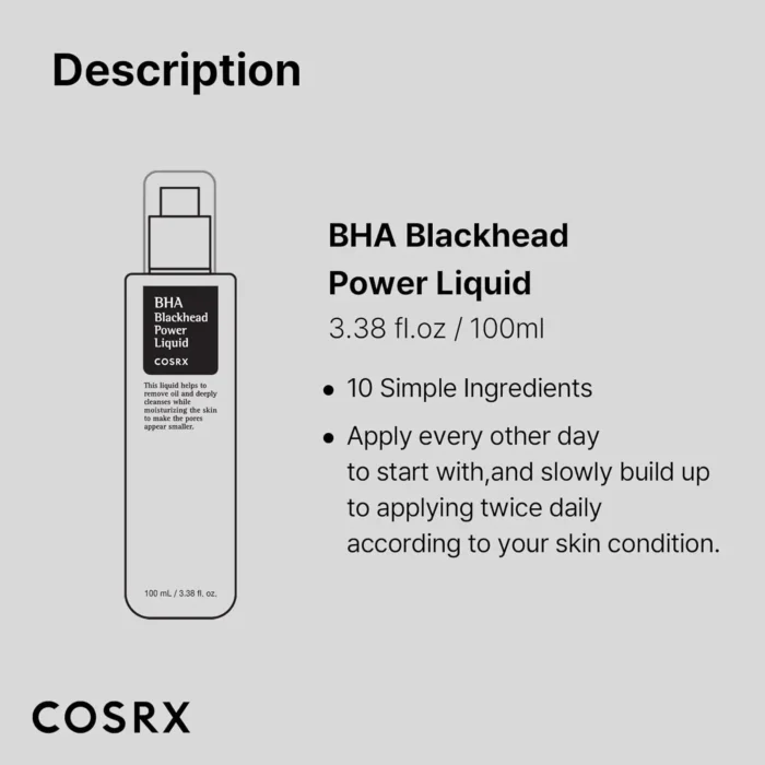 COSRX BHA Blackhead Power Liquid- 100ml - Image 2