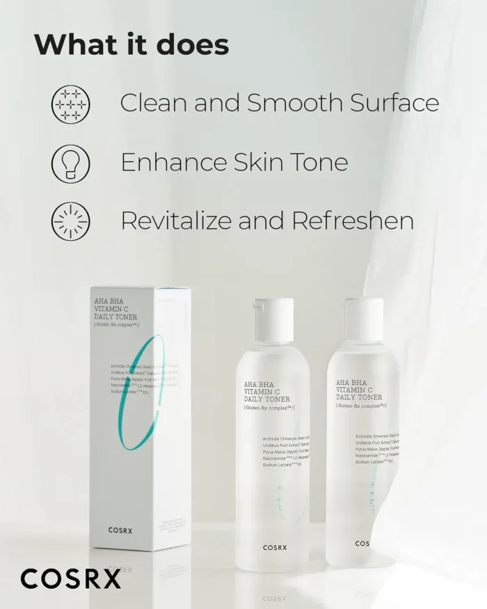 COSRX Refresh AHA BHA Vitamin C Daily Toner(150ml)- 150ml - Image 6