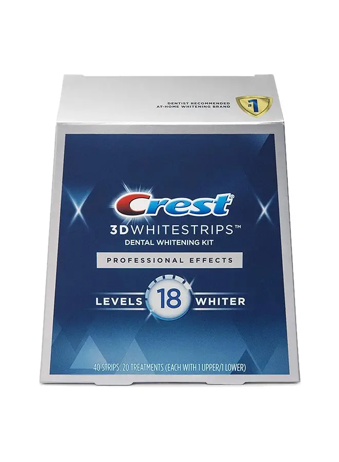 Crest 3D White Strips 40ct Professional Effects