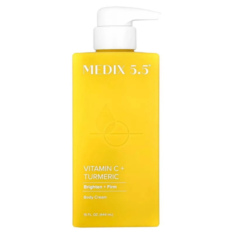 Medix 5.5, Body Cream, Vitamin C + Turmeric, 15 fl oz (444 ml)